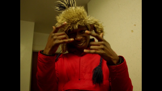 Video Reference: Textile, Gesture, Facial hair, Fashion design, Happy, Eyewear, Fur, Event, Fun, Room