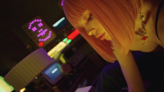 Video Reference: Eyelash, Entertainment, Music, Layered hair, Fun, Musician, Bangs, Wig, Visual effect lighting, Hime cut