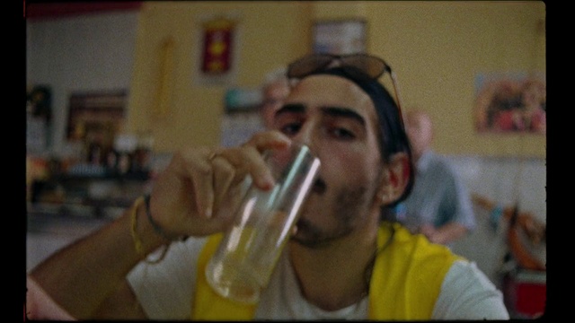 Video Reference: Drinkware, Beard, Drink, Barware, Solution, Alcoholic beverage, Drinking, Facial hair, Test tube, Alcohol