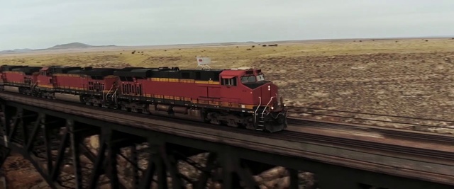 Video Reference: Train, Sky, Vehicle, Rolling stock, Mode of transport, Rolling, Railway, Locomotive, Track, Railroad car