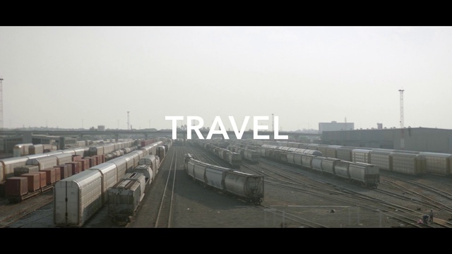 Video Reference: Sky, Train, Transport hub, Building, Track, Rolling, Cloud, Railway, Rolling stock, Urban design