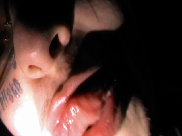 Video Reference: Nose, Cheek, Lip, Eyebrow, Eyelash, Mouth, Human body, Jaw, Flash photography, Ear