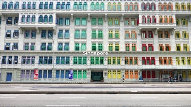 Video Reference: Building, Window, Urban design, Tower block, Condominium, Line, Material property, Residential area, Facade, City