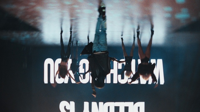 Video Reference: Sleeve, Font, Tree, Electric blue, Darkness, Art, Graphics, Grass, Logo, Brand