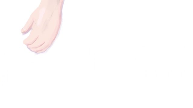 Video Reference: hand, close-up, cropped, white background, minimal, isolated, skin, animation