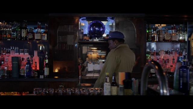 Video Reference: Drinking establishment, Barware, Hat, Bottle, Glass, City, Drink, Tableware, Machine, Engineering