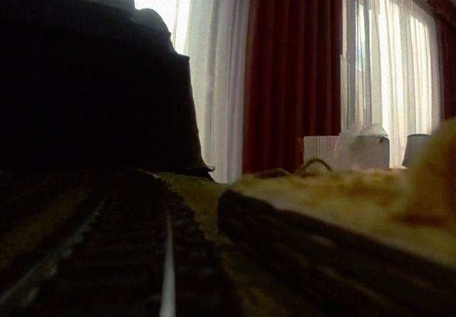 Video Reference: Brown, Window, Curtain, Wood, House, Tints and shades, Hardwood, Flooring, Stairs, Linens