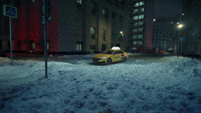 Video Reference: Car, Vehicle, Snow, Tire, Automotive lighting, Building, Wheel, Window, Motor vehicle, Mode of transport