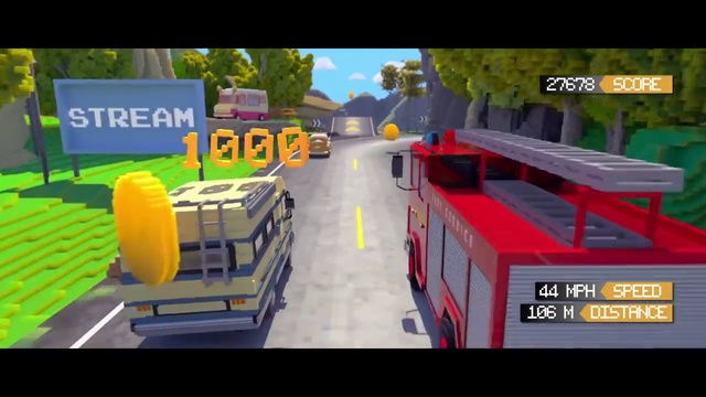 Video Reference: Mode of transport, Biome, Screenshot, Tree, Asphalt, Font, Technology, Urban design, Games, Landscape