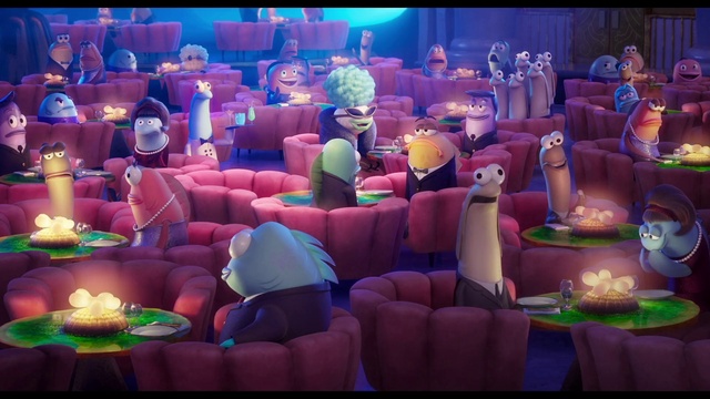 Video Reference: Purple, Interior design, Entertainment, Violet, Magenta, Visual effect lighting, Performing arts, Event, Electric blue, Music venue