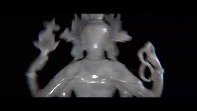 Video Reference: Jaw, Gesture, Art, Gas, Sculpture, Darkness, Event, Electric blue, Chest, Monochrome photography