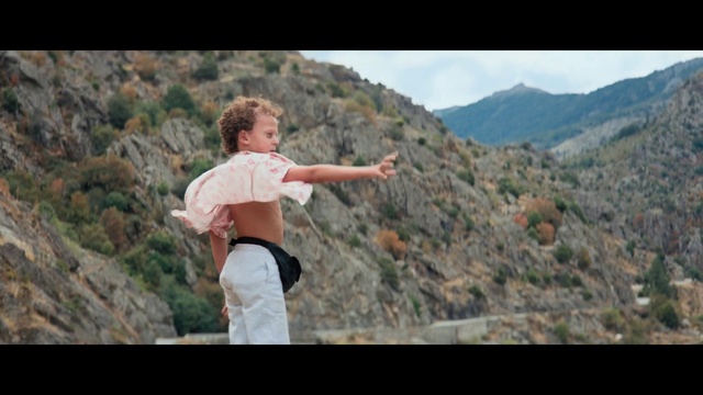 Video Reference: Sky, People in nature, Mountain, Happy, Gesture, Bedrock, Travel, Landscape, Leisure, Recreation