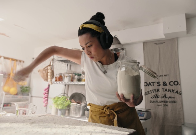 Video Reference: Countertop, Kitchen, Tap, Interior design, Cabinetry, Cooking, Fashion design, Tableware, Drinkware, Flooring