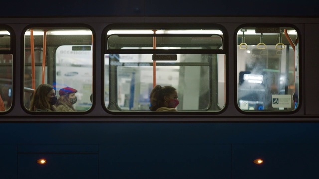 Video Reference: Vehicle, Train, Motor vehicle, Mode of transport, Automotive exterior, Window, Public transport, Automotive lighting, Gas, Fixture