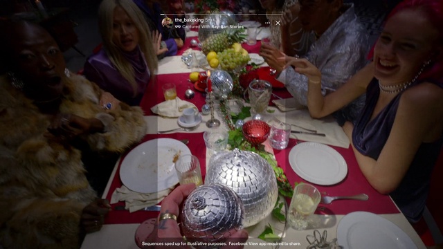 Video Reference: Tableware, Table, Dishware, Plate, Textile, Tablecloth, Serveware, Food, Cup, Flower Arranging