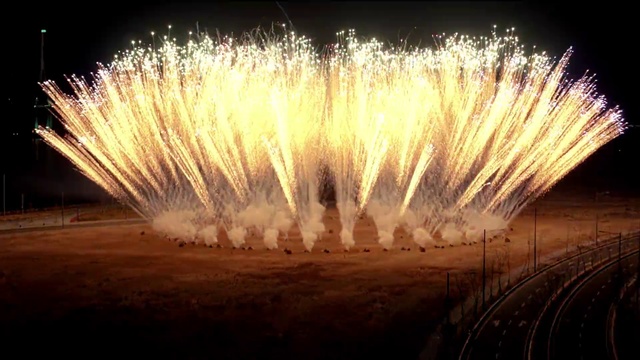 Video Reference: Fireworks, Sky, Nature, Tree, Midnight, Celebrating, Plant, Recreation, Holiday, Event