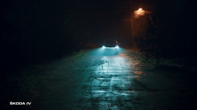 Video Reference: Atmosphere, Water, Automotive lighting, Road surface, Asphalt, Headlamp, Street light, Lens flare, Midnight, Electric blue