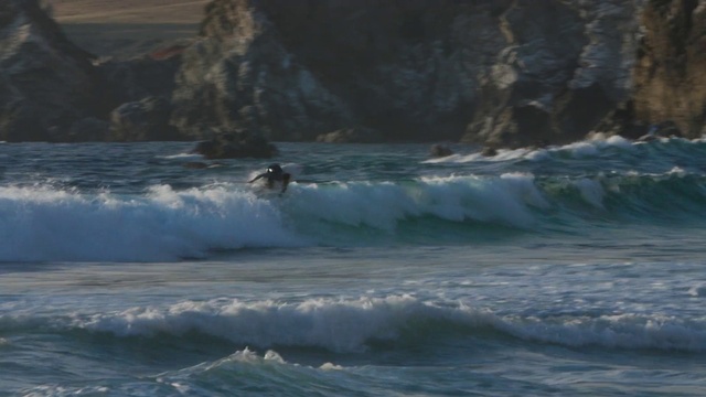 Video Reference: Water, Surfing, Sky, Surfboard, Outdoor recreation, Coastal and oceanic landforms, Wind wave, Cloud, Recreation, Surfing Equipment