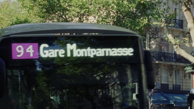 Video Reference: Bus, Automotive tire, Motor vehicle, Automotive lighting, Vehicle, Bumper, Automotive exterior, Automotive design, Tree, Fender