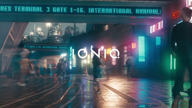 Video Reference: Entertainment, Electricity, Font, City, Electric blue, Electronic signage, Display device, Technology, Visual effect lighting, Event