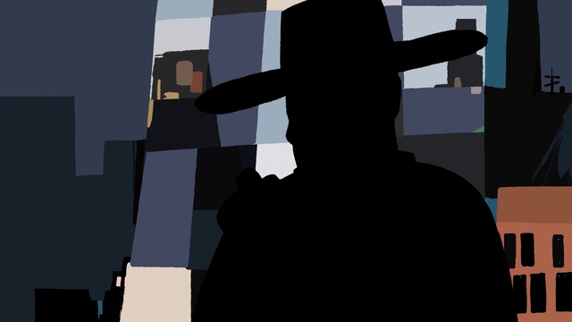 Video Reference: Gesture, Font, Art, City, Fictional character, Symbol, Graphics, Animation, Tower block, Shadow