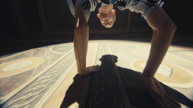 Video Reference: Joint, Leg, Flash photography, Gesture, Knee, Flooring, Floor, Wood, Fashion design, Human leg