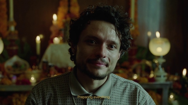 Video Reference: Forehead, Cheek, Jaw, Beard, Facial hair, Dress shirt, Fun, Smile, T-shirt, Event