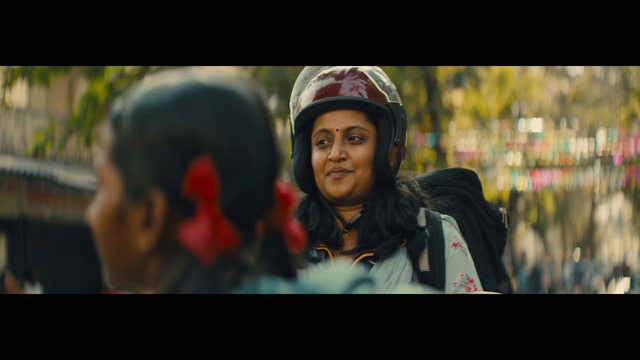 Video Reference: Helmet, Flash photography, Happy, Bicycle helmet, Smile, Headgear, Sports equipment, Tree, Recreation, Fun