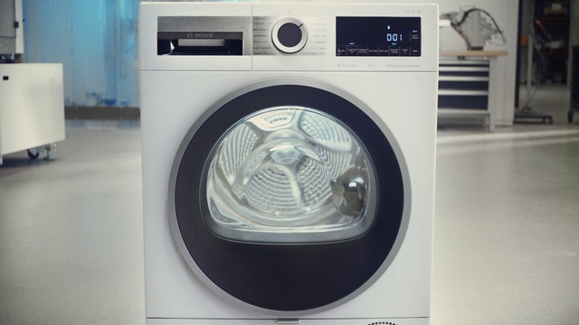 Video Reference: Clothes dryer, Washing machine, Laundry, Home appliance, Gas, Automotive design, Circle, Machine, Font, Major appliance