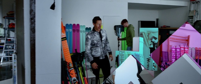 Video Reference: Fashion design, Event, Fun, Art, Visual arts, Room, Artist, T-shirt, Eyewear, Pattern