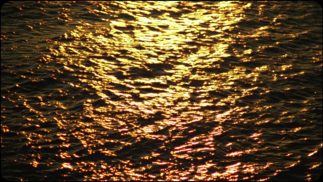 Video Reference: Water, Liquid, Amber, Gold, Fluid, Afterglow, Orange, Sunlight, Body of water, Sunset