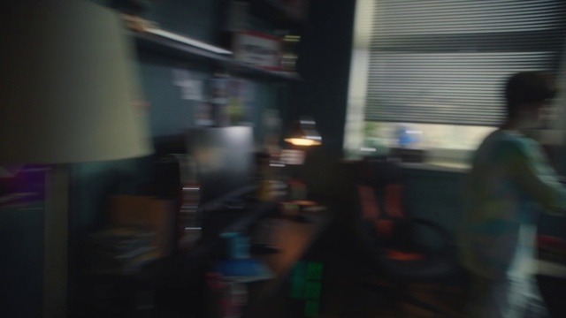 Video Reference: Window, Window blind, Audio equipment, Glass, Machine, Darkness, Fun, Room, Window covering, Sitting