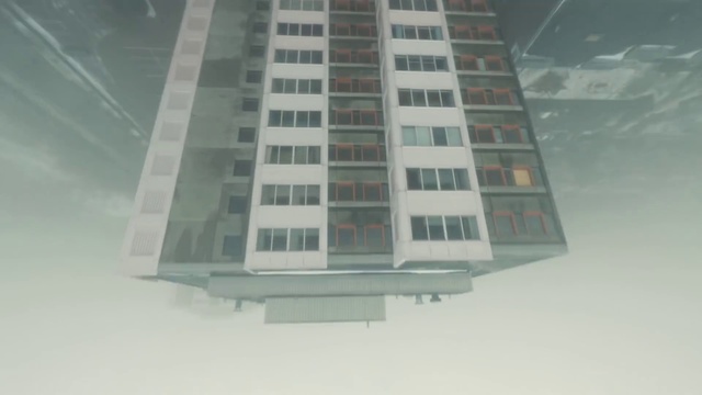 Video Reference: Building, Window, Rectangle, Fixture, Composite material, Tower block, Engineering, Facade, Font, Symmetry