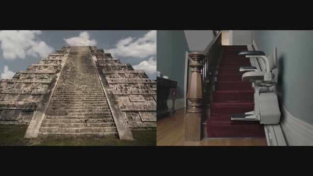 Video Reference: Cloud, Sky, Flash photography, Building, Font, Symmetry, Stairs, Wonders of the world, Travel, Art