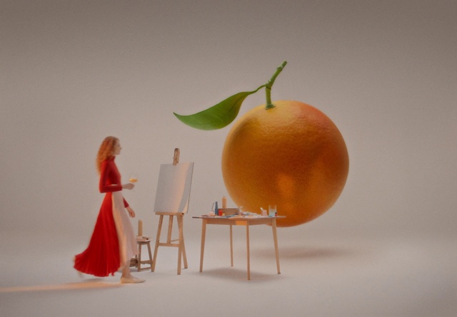 Video Reference: Orange, Plant, Natural foods, Fruit, Art, Wood, Event, Peach, Produce, Font
