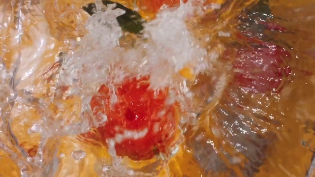 Video Reference: Food, Fruit, Ingredient, Cuisine, Dish, Recipe, Liquid, Produce, Peach, Close-up