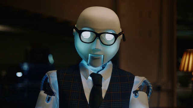 Video Reference: Glasses, Vision care, Eye, Eyewear, Toy, Tie, Flash photography, Collar, Cool, Headgear