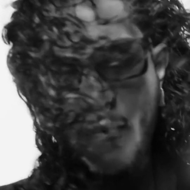 Video Reference: Forehead, Jaw, Neck, Temple, Sculpture, Art, Black hair, Statue, Monochrome photography, Monochrome