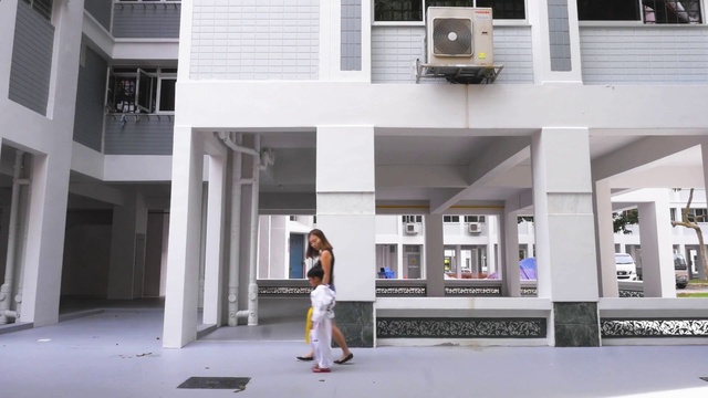 Video Reference: White, Product, Interior design, Building, Flooring, Urban design, Facade, Output device, City, Automotive design