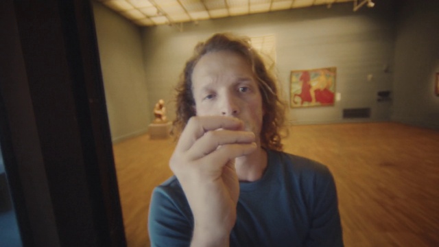 Video Reference: Nose, Mouth, Eyelash, Jaw, Ear, Gesture, Beard, Fun, Facial hair, Eyewear