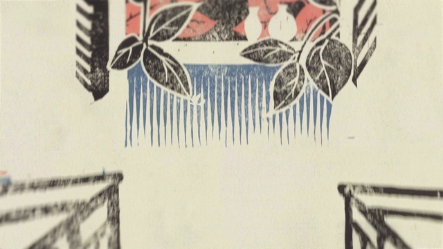 Video Reference: Font, Art, Wall, Paint, Rectangle, Eyelash, Painting, Plant, Wing, Pattern