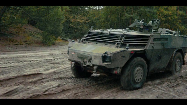 Video Reference: Wheel, Tire, Vehicle, Automotive tire, Combat vehicle, Motor vehicle, Tread, Hood, Armored car, Car