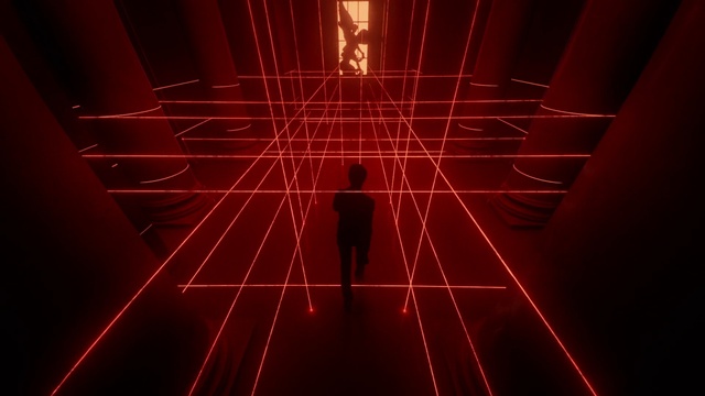 Video Reference: Electricity, Art, Symmetry, Parallel, Entertainment, Pattern, Darkness, Space, Electric blue, Event