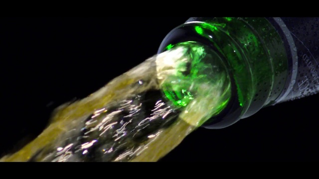 Video Reference: Water, Automotive lighting, Liquid, Glass, Transparent material, Event, Darkness, Macro photography, Bottle, Glass bottle