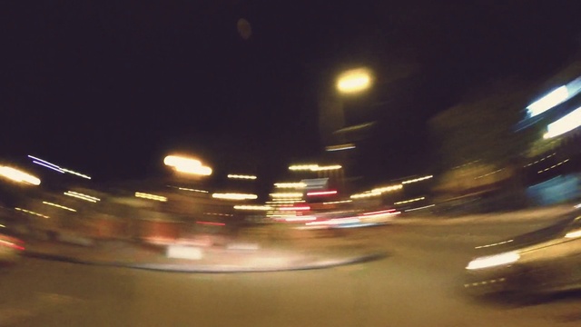 Video Reference: Automotive lighting, Amber, Electricity, Headlamp, Road surface, Tints and shades, Road, Midnight, City, Asphalt