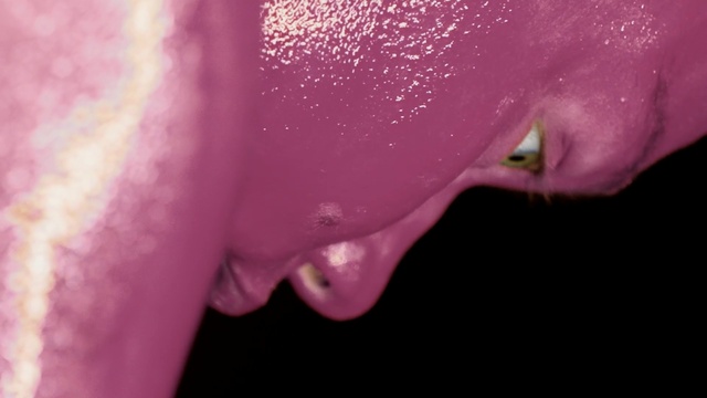 Video Reference: Mouth, Petal, Jaw, Liquid, Pink, Magenta, Snout, Terrestrial plant, Drop, Moisture