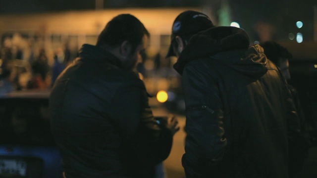 Video Reference: Gesture, Flash photography, Sky, Event, Midnight, City, Darkness, Winter, Law enforcement, Official