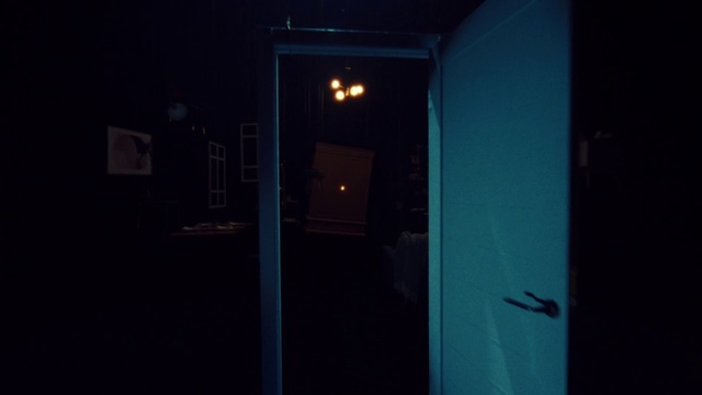 Video Reference: Building, Door, Automotive lighting, Wood, Gas, Midnight, Electric blue, Space, Electricity, Darkness