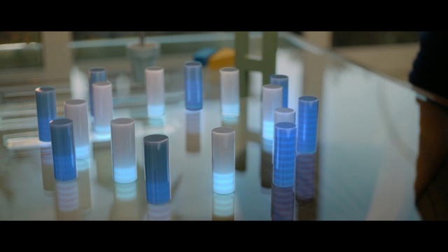 Video Reference: Font, Rectangle, Gas, Electric blue, Cylinder, Science, Plastic bottle, Plastic, Circle, Magenta