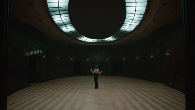 Video Reference: Light, Black, Building, Tints and shades, Symmetry, Wood, Flooring, Composite material, Fixture, Darkness
